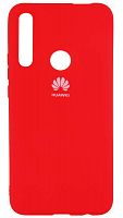 Силиконовый чехол для Huawei Honor P Smart Z/Honor 9X с лого красный