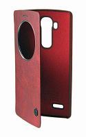 Чехол футляр-книга Nillkin для LG G4 Red с окном (Qin case)