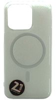 Задняя накладка MagSafe для Apple Iphone 15 Pro прозрачный