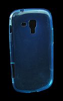 Силиконовый чехол для Samsung GT-S7562 Galaxy S Duos 0,5 mm глянцевый, (прозрачно-голубой)