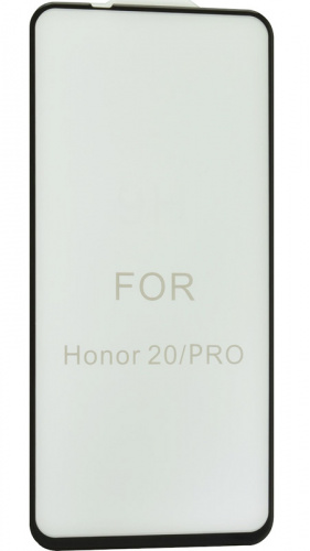 Противоударное стекло для Huawei Honor 20/Honor 20 Pro/Nova 5T с полной проклейкой 5D чёрный