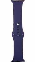 Ремешок на руку для Apple Watch 42-44mm силиконовый Sport Band морской-синий
