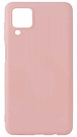 Силиконовый чехол Soft Touch для Samsung Galaxy A12/A125 бледно-розовый