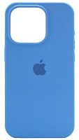 Задняя накладка Soft Touch для Apple Iphone 15 Pro голубой