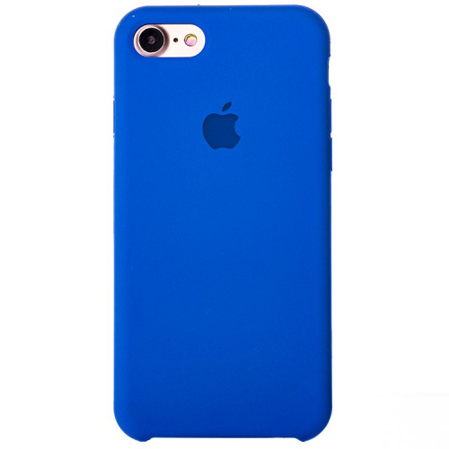 Задняя накладка Soft Touch для Apple iPhone 7/8 ярко-синий