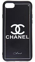 Силиконовый чехол для Apple iPhone 7/8 Chanel Black