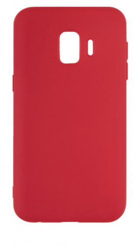 Силиконовый чехол для Samsung Galaxy J260/J2 Core матовый красный