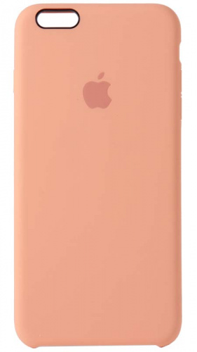 Задняя накладка Soft Touch для Apple iPhone 6/6S Plus светло-персиковый