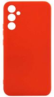 Силиконовый чехол для Samsung Galaxy A34/A346 матовый красный