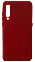Силиконовый чехол Cherry Stripe для Xiaomi Mi9 темно-красный