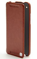 Чехол футляр-книга HOCO для HTC One mini (коричневый (Crystal))