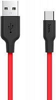 Кабель USB - Type-C HOCO X21a чёрно-красный
