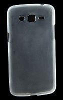 Силиконовый чехол для Samsung SM-G7102/SM-G7106 Galaxy Grand 2 0,5 mm глянцевый прозрачно-белый