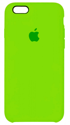 Задняя накладка Soft Touch для Apple iPhone 6/6S лайм