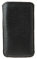 Чехол Эконом для Alcatel One Touch M’Pop/5020D с внутренним языком (слон чёрный)