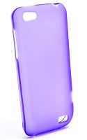 Силикон HTC One V матовый фиолетовый