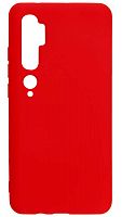 Силиконовый чехол Soft Touch для Xiaomi Note 10 красный