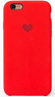 Задняя накладка Soft Touch Love для Apple Iphone 6/6S красный