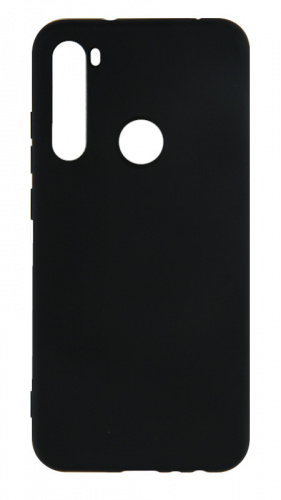 Силиконовый чехол Soft Touch для Xiaomi Redmi Note 8 ультратонкий без лого черный