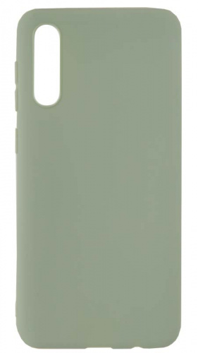 Силиконовый чехол для Samsung Galaxy A50/A505 матовый оливковый