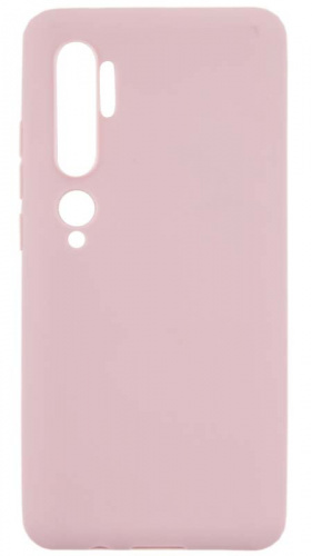 Силиконовый чехол для Xiaomi Mi Note 10/Mi Note 10 Pro бледно-розовый