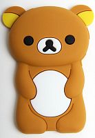 Силиконовый чехол для iPod nano 7 медвежонок коричневый