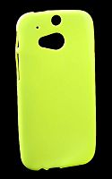 Силиконовый чехол для HTC One2/M8 глянцевый техпак (зелёный)