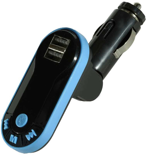 FM-трансмиттер I9 Bluetooth синий