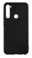 Силиконовый чехол для Xiaomi Redmi Note 8 карбон чёрный