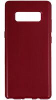 Силиконовый чехол для Samsung Galaxy Note 8/N950 стеклянный красный