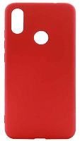 Силиконовый чехол Soft Touch для Xiaomi Redmi Note 7 красный