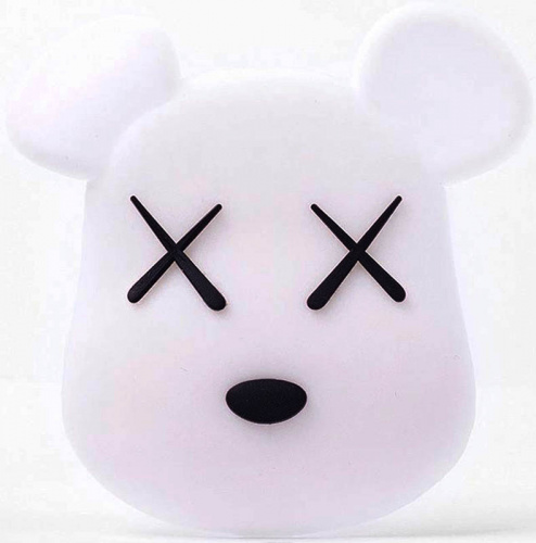 Декоративная наклейка на чехол злая панда белый