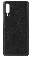 Силиконовый чехол для Samsung Galaxy A50/A505 кожа с защитой камеры черный