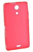 Силикон Sony Xperia ZR/M36h матовый красный