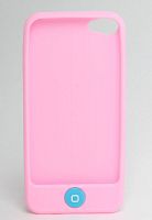 Силиконовый кейс для iPod Touch 5 розовый 
