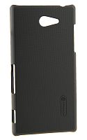 Задняя накладка Nillkin для Sony Xperia M2 (Black (Nillkin Super Frosted))