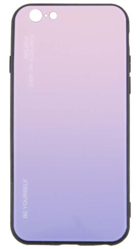 Чехол для Apple iPhone 6 градиент (розово-фиолетовый)