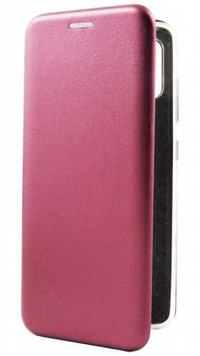Чехол-книга OPEN COLOR для Samsung Galaxy A51/A515 бордовый