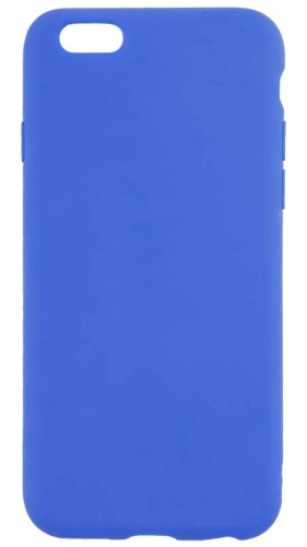 Силиконовый чехол для Apple iPhone 6/6S мягкий синий