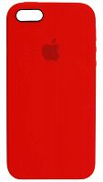 Задняя накладка Soft Touch для Apple iPhone 5/5S/SE красный
