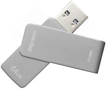 64GB флэш драйв SmartBuy M1 Metal Grey, 3.0/3.1