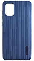 Силиконовый чехол Cherry Stripe для Samsung Galaxy A71/A715 синий