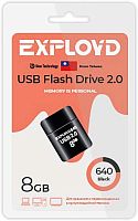 8GB флэш драйв Exployd 640 2.0 чёрный