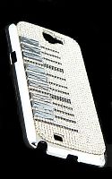 Задняя панель для Samsung N7100 Galaxy Note II КРИСТАЛЛЫ (коробка-блистер) 904