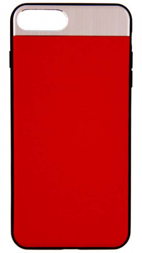 Накладка Dotfes G03 Aluminium Alloy Nappa leather Case для iPhone 7 Plus/8 Plus (red)