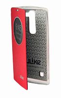 Чехол футляр-книга Ulike для LG Magna H502, красный с окном