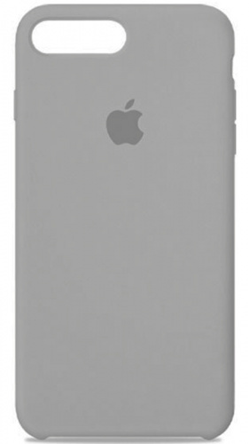 Задняя накладка Soft Touch для Apple iPhone 7 Plus/8 Plus платиновый серый