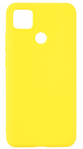 Силиконовый чехол для Xiaomi Redmi 9C матовый желтый