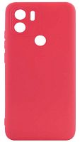 Силиконовый чехол для Xiaomi Redmi A1 Plus матовый неоновый розовый